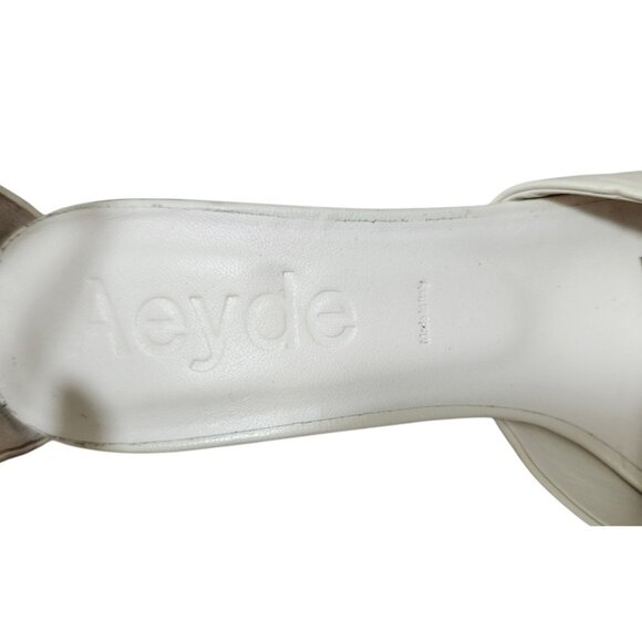 AEYDE Selma cream leather color Pointed Toe Pump Women SIZE EU 38.5/US 7.5 - Picture 12 of 16